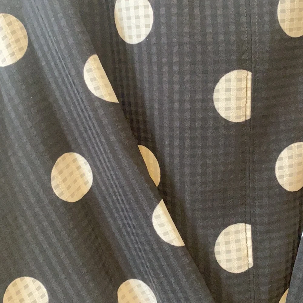 Ann Taylor Sleeveless polka dot blouse - Picture 2 of 5